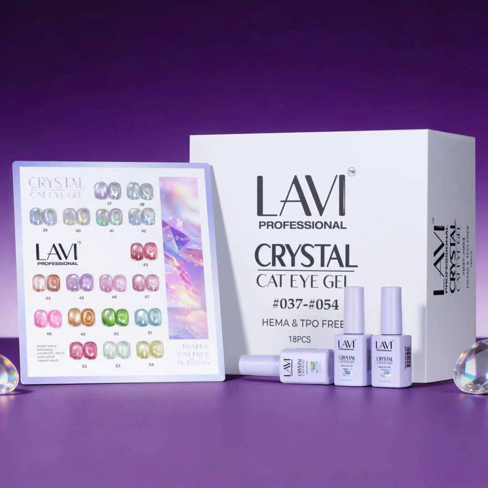 LAVI Cat Eye Kit (18 colors) - CRYSTAL (#037 - #054) Collection