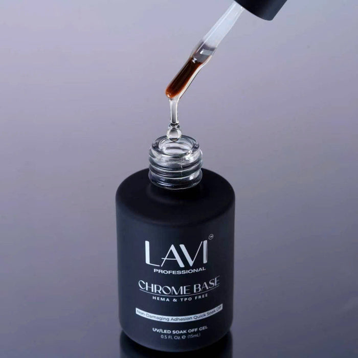 LAVI Chrome Base Coat, 0.5oz (HEMA & TPO Free)