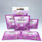 Pyramid Bubble Spa Pedicure 5in1 (Made With COLLAGEN), LAVENDER (Pk: 50 packs/case)