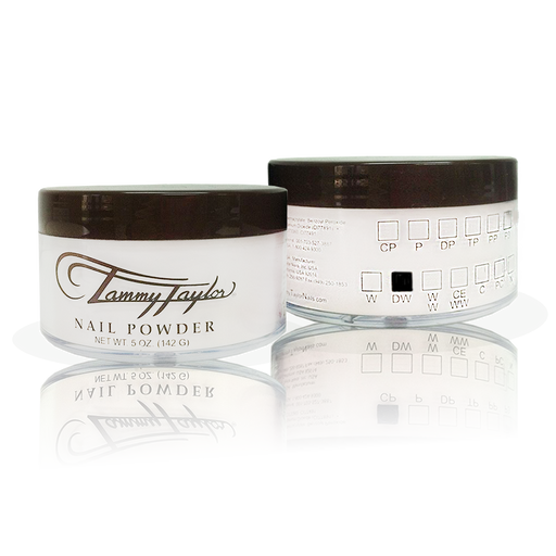 Tammy Taylor Acrylic Powder, Dramatic White (DW), 5oz, M1016DW