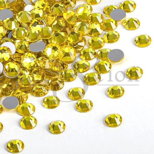 Cre8tion Rhinestone Nail Art - Citrine (Pk: 80 pcs/pack)