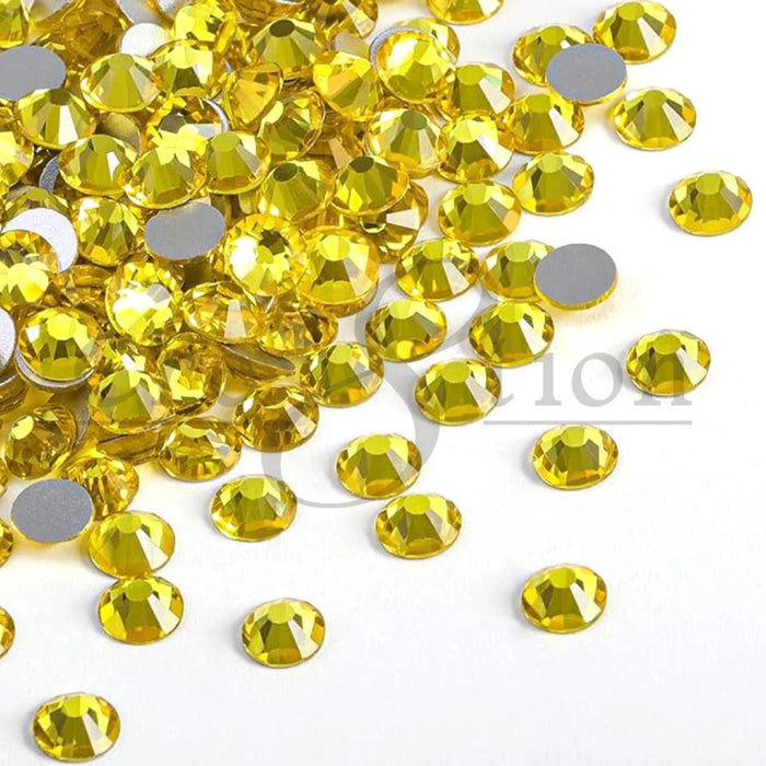 Cre8tion Rhinestone Nail Art - Citrine (Pk: 80 pcs/pack)
