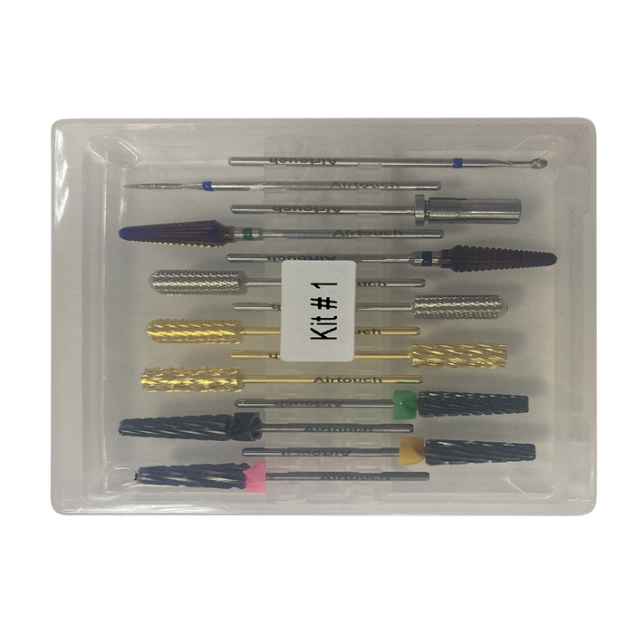 Airtouch Titanium Coated Drill Bit All In One Kit, #1