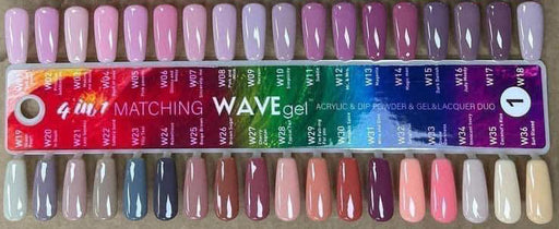 Wave Gel 4in1 Sample Tips, #01 (From 001 To 036)