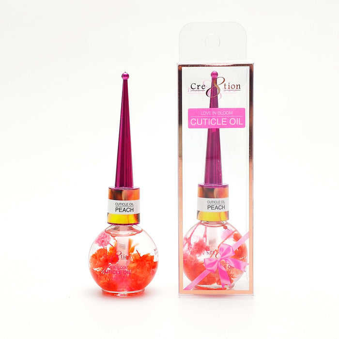Cre8tion Love in Bloom - Cuticle Oil 0.5oz, PEACH (Pk: 240 pcs/case)