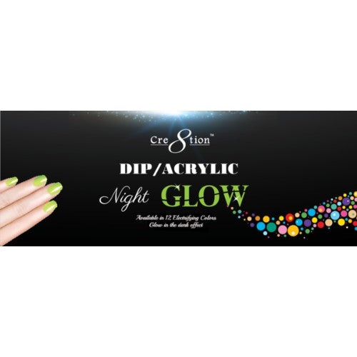Cre8tion Night Glow Powder Collection, Sample Tips