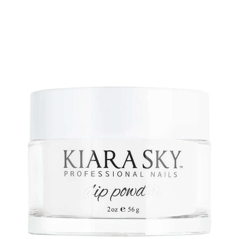 Kiara Sky Dipping Powder, PURE WHITE, 2oz (Pk: 6 pcs/box)