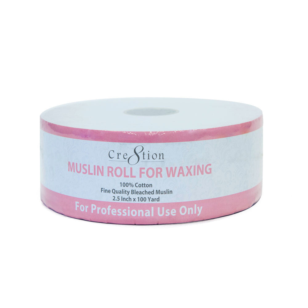 Cre8tion Muslin Waxing Roll, 100 yards x 2.5", 21095 (Packing: 12 rolls/case)