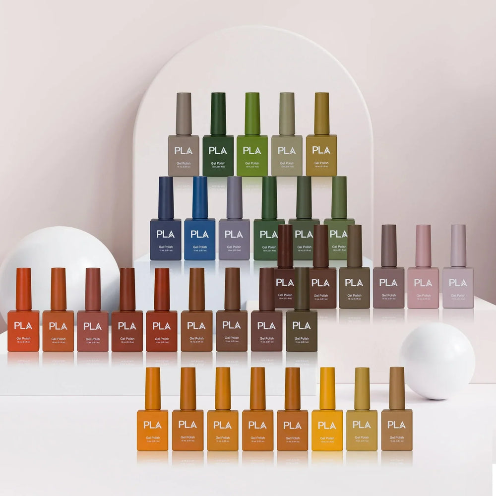 PLA 0.5oz FALL GEL Collection, Set of 36 Colors (#253 - #288)