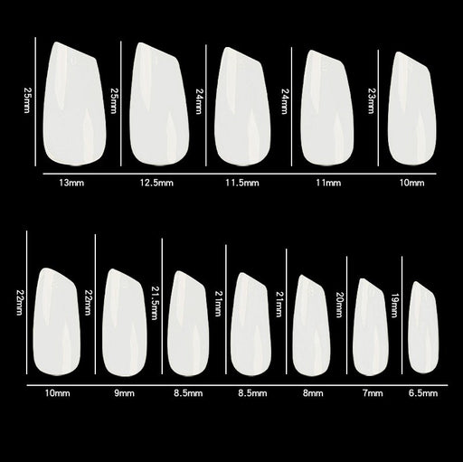Cre8tion Special Shape, #22 Natural, Slanted (Pk: 600 pcs/box, 100 boxes/case)