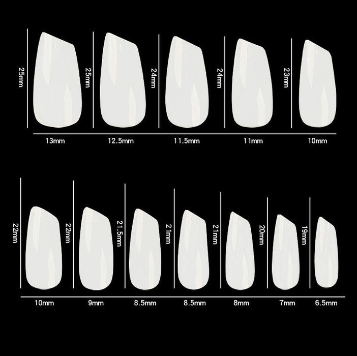 Cre8tion Special Shape, #22 Natural, Slanted (Pk: 600 pcs/box, 100 boxes/case)