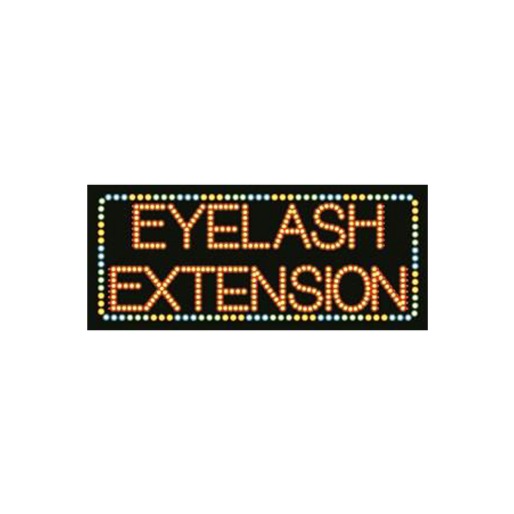 Cre8tion LED Signs "Eyelash Extension #2", E#0102, 23010 KK BB