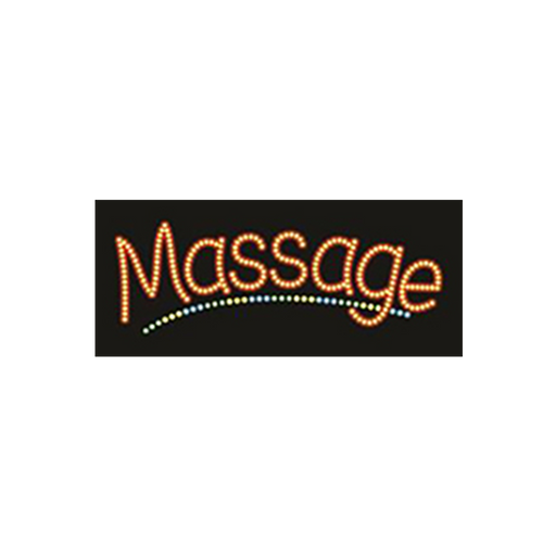 Cre8tion LED Signs "Massage #1", M#0101, 23030 KK BB