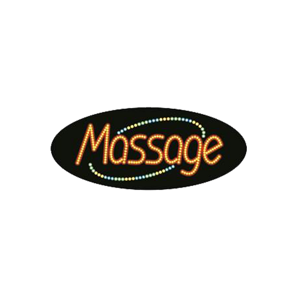Cre8tion LED Signs "Massage #2", M#0102, 23031 KK BB