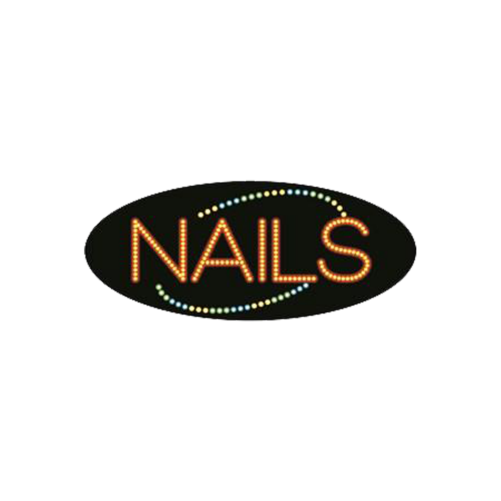Cre8tion LED Signs "Nails #5", N#0108, 23037 KK BB