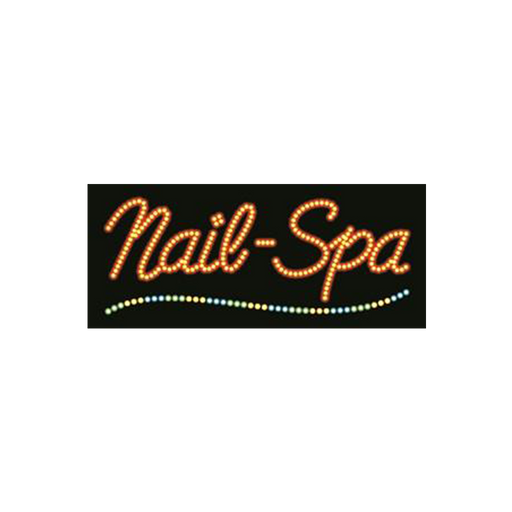 Cre8tion LED signs "Nails-Spa #3", N#0205, 23041 KK BB