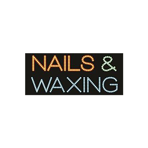 Cre8tion LED Signs "Nail & Waxing #1", N#0702, 23051 KK BB