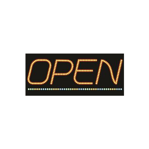 Cre8tion LED signs "Open #3", O#0103, 23055 KK BB