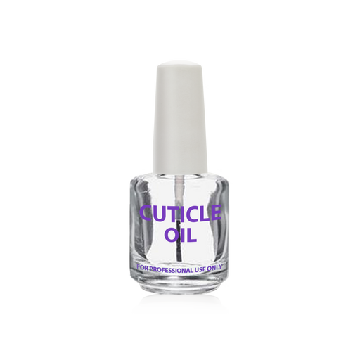 Cre8tion Empty Glass CLEAR Bottle 0.5oz, Cuticle Oil (Pk: 360 pcs/case)