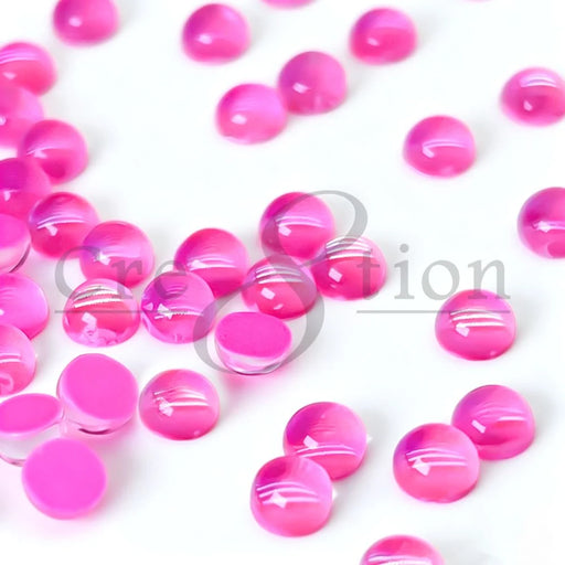 Cre8tion Opalite Nail Art - Pink (Pk: 80 pcs/pack)