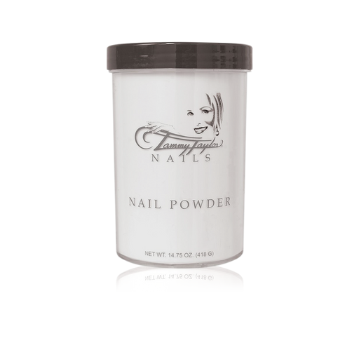 Tammy Taylor Acrylic Powder, White (W), 14.75oz (Pk: 30 pcs/case)
