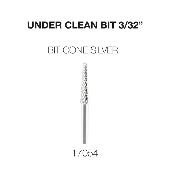 Cre8tion Under Clean 3/32 Carbide Bit Cone, Silver