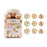 Cre8tion Pedicure Soak Bomb 40g - DONUT, CASE (Pk: 50 pcs/jar, 4 jars/case)