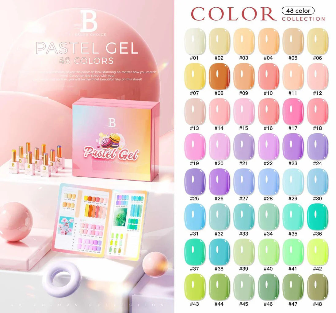 Billionaire Pastel Gel (48 colors) Collection, Full Set