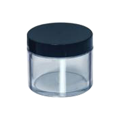 Cre8tion Double Wall Thick Plastic Jar, 2oz