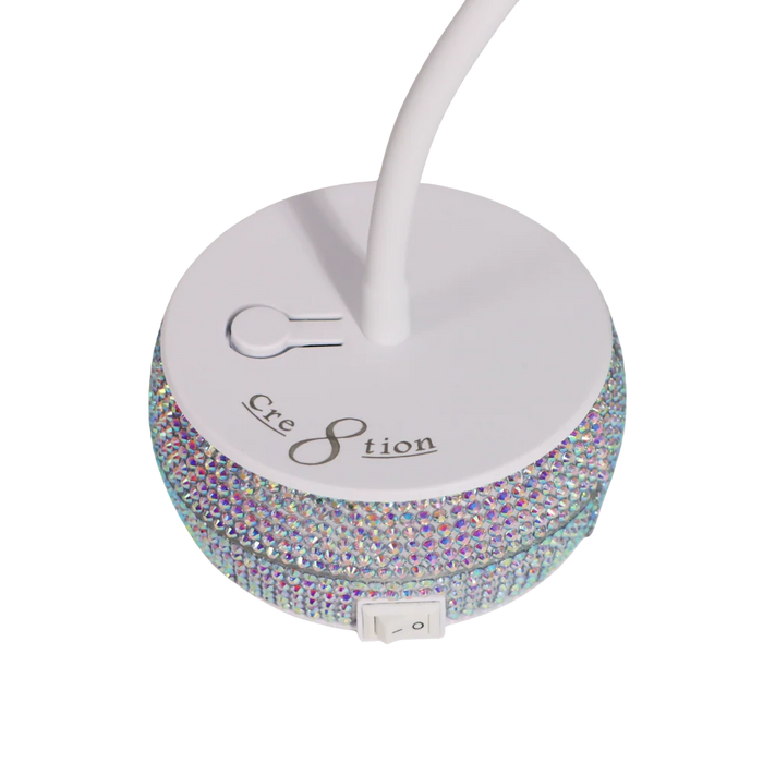 Cre8tion Rechargeable LED Lamp 12W - AB Crystal (Pk: 1 pcs/box, 25 box/case)