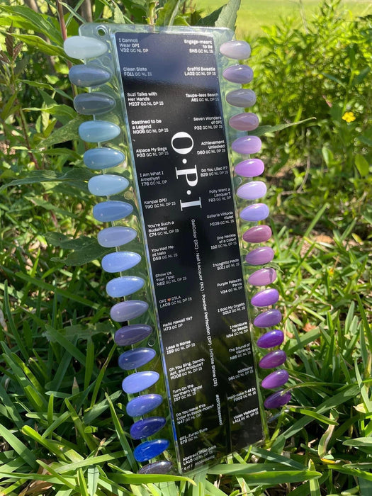 OPI 3in1 Dipping Powder + Gelcolor + Nail Lacquer, Full Line Sample Tips