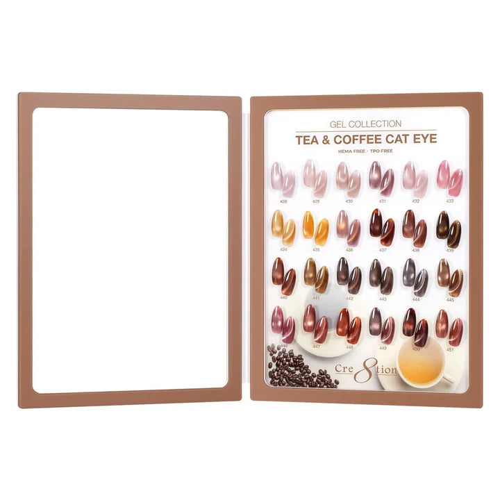 Cre8tion Acrylic Booklet - Cat Eye Tea & Coffee (24 colors)