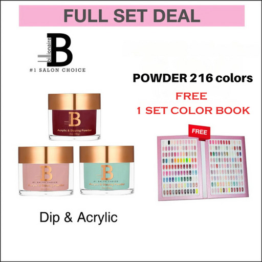 Billionaire Dipping 2oz Powder (216 colors) Collection, Fulline