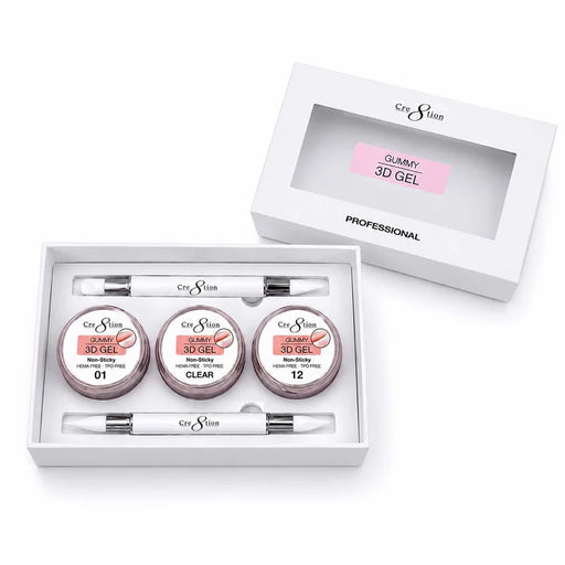 Cre8tion Gummy - 3D Gel, Set Box (HEMA & TPO Free)