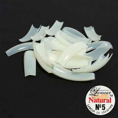 Lamour Natural Tips, BIG BAG (Pk: 50 tips/bag, 100 bags/BIGBAG) 000