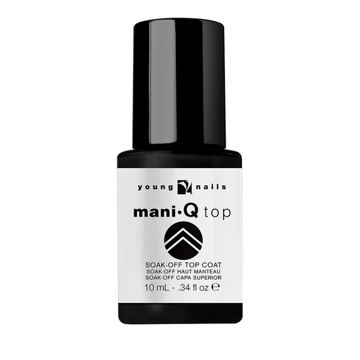 Young Nails Gel Polish, ManiQ Color Collection, MC30002, MQC Top Coat, 0.34oz