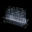 Cre8tion Nail Color Display, 64 Holes Z Shape Stick Color Chart Holder + 64 pcs Sticks, 10333 (Packing: 50 pcs/case) KK0715
