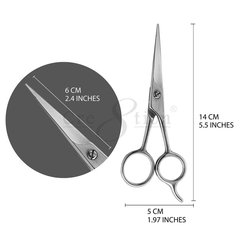 Cre8tion Stainless Steel Scissors, S03, 16182 (Packing: 12 pcs/box)