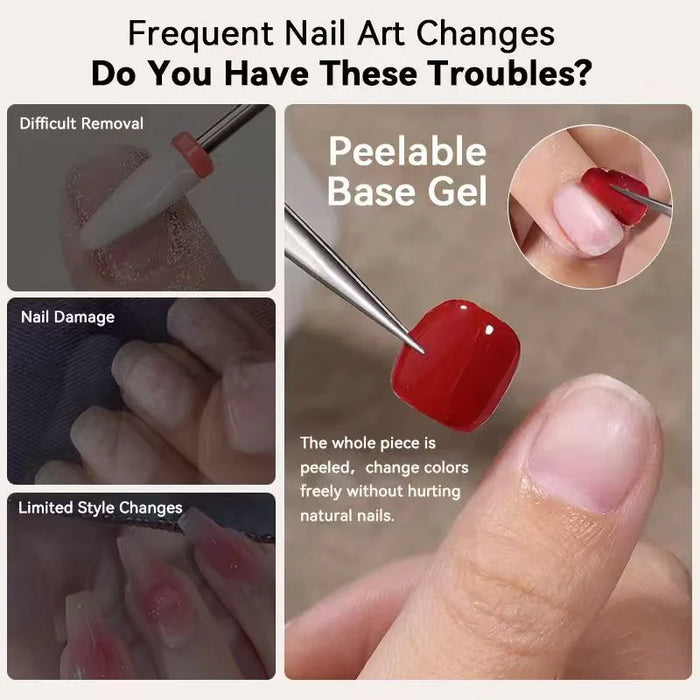Cre8tion Peel Off - Base Coat 0.5oz (HEMA & TPO Free)
