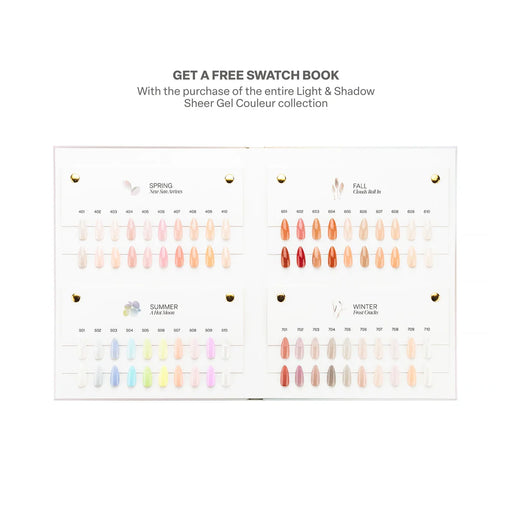 Apres Gel Light and Shadow Color Book (40 Colors)