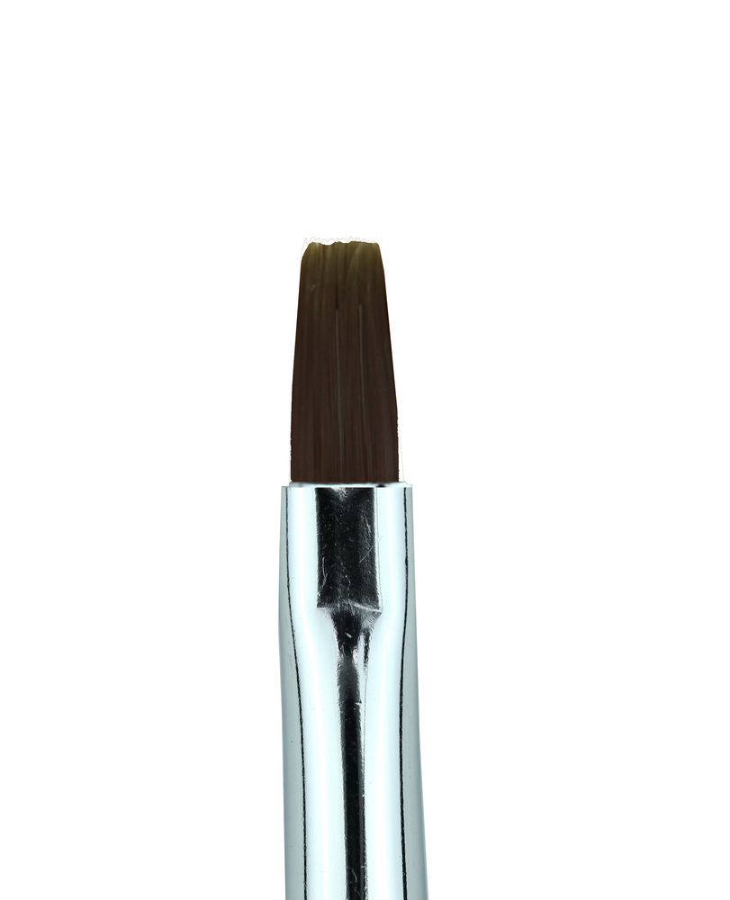 Cre8tion Synthetic Dark Brown Hair Gel Brush - Square, #04 (Pk: 5 pcs/pack)
