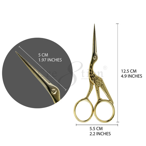 Cre8tion Stainless Steel Scissors, S04, 16183 (Packing: 12 pcs/box)