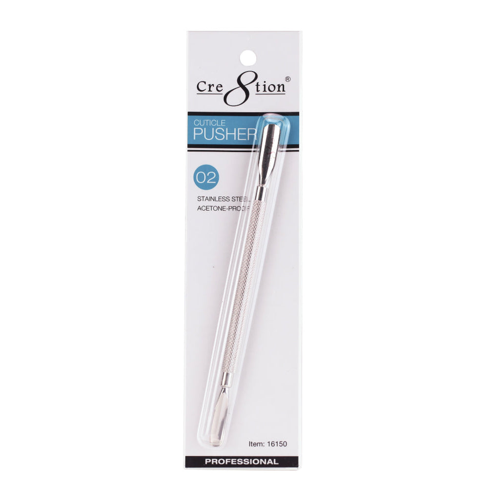 Cre8tion Stainless Steel - Cuticle Pusher P02 (Pk: 12 pcs./box, 288 pcs./case)
