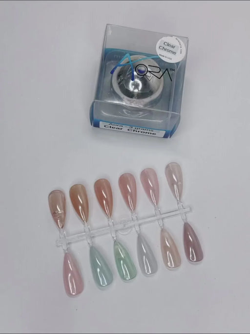 Aora Transparent Clear Chrome (PK: 200pcs/case)