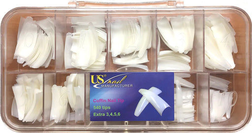 USN Coffin Natural Tip BOX (Pk: 544 pcs/box, 96 boxes/case)