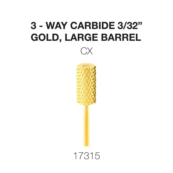 Cre8tion 3-way Carbide Gold, Large CX 3/32", 17315 OK0225VD