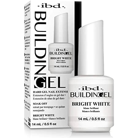 IBD Building Gel BRIGHT WHITE, 0.5oz, 62492 (PK: 36 pcs/case)