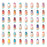 Cre8tion Mood Changing Gel Polish 0.5oz (48 colors) Collection 000