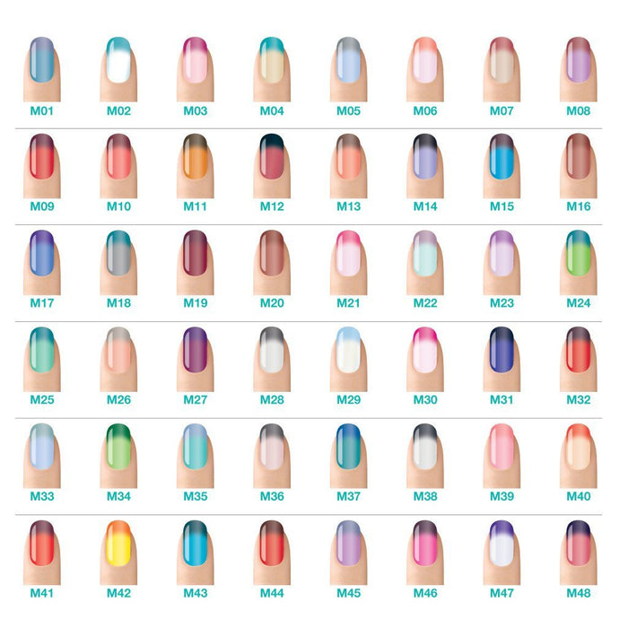 Cre8tion Mood Changing Gel Polish 0.5oz (48 colors) Collection 000