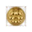 Cre8tion Pedicure Tray Set, Gold